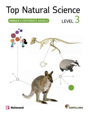 TOP NATURAL SCIENCE 3 VERTEBRATE ANIMALS | 9788468019901 | VARIOS AUTORES