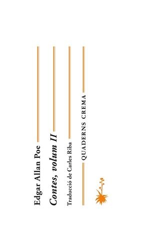 CONTES II EDGAR ALLAN POE | 9788477275169 | POE, EDGAR ALLAN