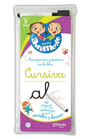 MINI ABREMENTE PARA ESCRIBIR Y BORRAR - CURSIVA 5 AÑOS | 9789876375146 | LOS EDITORES DE PLAYBAC