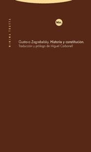 HISTORIA Y CONSTITUCION | 9788498792119 | ZAGREBELSKY, GUSTAVO