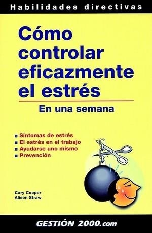 COMO CONTROLAR EFICAZMENTE EL ESTRÉS EN UNA SEMANA | 9788480887731 | COOPER, CARY