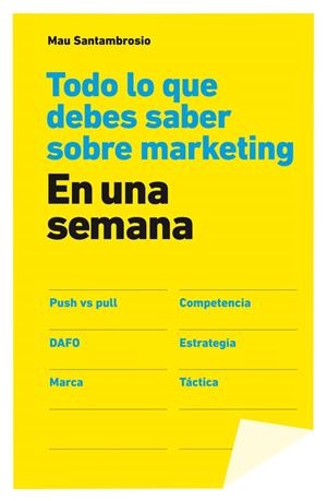 TODO LO QUE DEBES SABER SOBRE MARKETING | 9788498752694 | SANTAMBROSIO, MAU