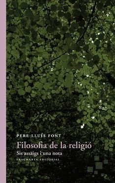FILOSOFIA DE LA RELIGIÓ | 9788415518747 | FONT, PERE LLUIS