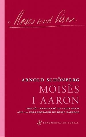 MOISÈS I AARON | 9788492416639 | SCHÖNBERG, ARNOLD