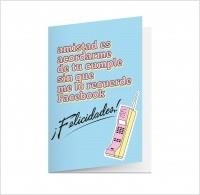 TARJETA A5. LA VECINA RUBIA. AMISTAD | 8432715096467