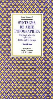 SYNTAGMA DE ARTE TYPOGRAPHICA | 9788493350413 | CARAMUEL, J.