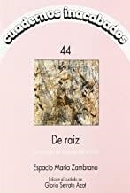 DE RAIZ | 9788487715976 | ZAMBRANO, MARÍA