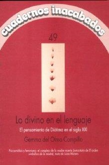 DIVINO EN EL LENGUAJE | 9788496004122 | DEL OLMO CAMPILLO, GEMMA