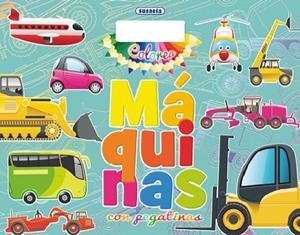 COLOREA MÁQUINAS CON PEGATINAS | 9788467726350 | SUSAETA