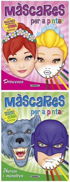 MÀSCARES PER A PINTAR (2 TÌTOLS) | 9788467751314 | SUSAETA, EQUIP