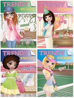 TRENDY STICKERS (4 TÍTULOS) | 9788467728613 | SUSAETA