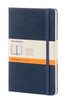 LLIBRETA MOLESKINE CLASICA TAPA DURA AZUL ZAFIRO LARGE RAYAS | 8051272893601