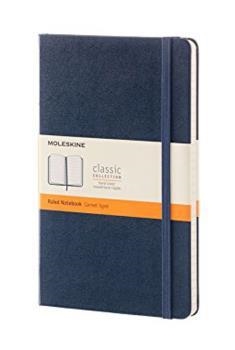 LLIBRETA MOLESKINE CLASICA TAPA DURA  AZUL ZAFIRO XL RAYADA | 8055002855129