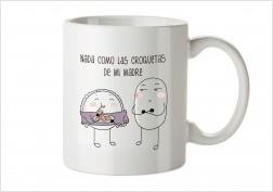 TAZA CROQUETA Y EMPANADILLA NADA COMO LAS CROQUETA | 8432715100836