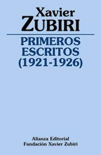 PRIMEROS ESCRITOS (1921-1926) | 9788420690599 | ZUBIRI, XAVIER