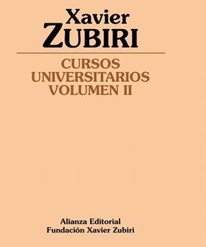CURSOS UNIVERSITARIOS (VOL. 2) | 9788420687926 | ZUBIRI, XAVIER