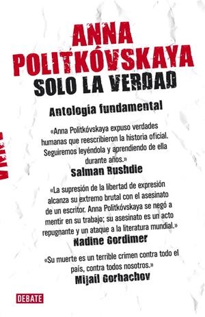 SOLO LA VERDAD | 9788499920092 | POLITKÓVSKAYA, ANNA