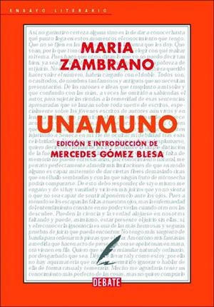 UNAMUNO | 9788483069707 | ZAMBRANO, MARÍA
