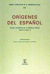 ORÍGENES DEL ESPAÑOL | 9788423947522 | MENÉNDEZ PIDAL, RAMÓN