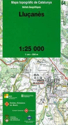 MAPA LLUÇANES 1:25.000 | 9788439390503