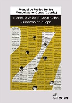 ARTÍCULO 27 DE LA CONSTITUCIÓN, EL | 9788471128805 | DE PUELLES BENÍTEZ, MANUEL