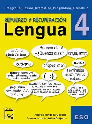 REFUERZO LENGUA 4 ESO | 9788421836644 | MÍNGUEZ GALLEGO, ANDRÉS/DE LA RUBIA GUIJARRO, CONSUELO