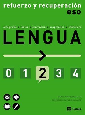 REFUERZO Y RECUPERACIÓN DE LENGUA 2 ESO (2015) | 9788421857526 | MINGUEZ GALLEGO, ANDRÉS