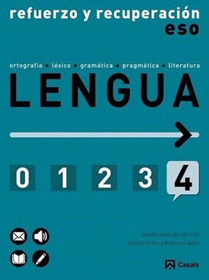 REFUERZO Y RECUPERACIÓN DE LENGUA 4 ESO (2015) | 9788421857533 | MINGUEZ GALLEGO, ANDRES / DE LA RUBIA GUIJARRO, CONSUELO