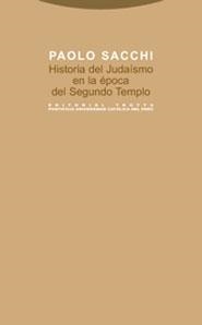 HISTORIA DEL JUDAISMO EN LA EPOCA DEL SEGUNDO TEMPLO | 9788481646863 | SACCHI, PAOLO
