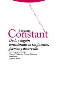 DE LA RELIGION CONSIERADA EN SUS FUENTES FORMAS Y DESARROLLO | 9788498790153 | CONSTANT, BENJAMIN