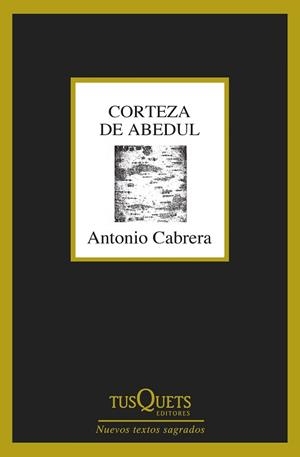CORTEZA DE ABEDUL | 9788490662892 | CABRERA, ANTONIO