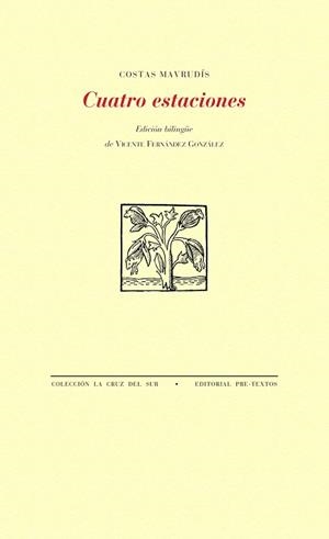 CUATRO ESTACIONES | 9788415894780 | MAVRUDÍS, COSTAS