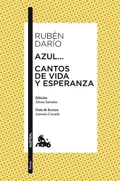 AZUL... / CANTOS DE VIDA Y ESPERANZA | 9788467039016 | DARÍO, RUBÉN