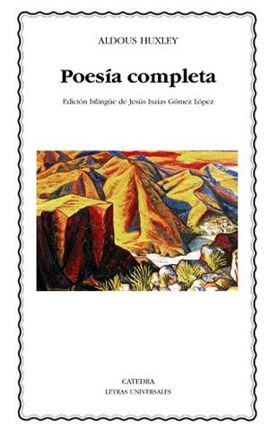 POESIA COMPLETA ( ALDOUS HUXLEY) | 9788437628448 | HUXLEY, ALDOUS