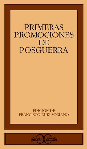 PRIMERAS PROMOCIONES DE LA POSGUERRA. ANTOLOGÍA POÉTICA | 9788470397691 | FIGUEROA, ÁNGELA / CONDE, CARMEN