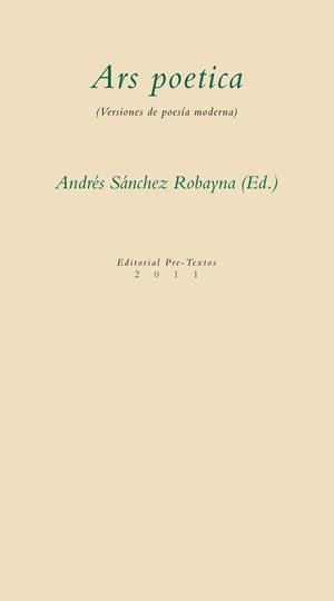 ARS POETICA | 9788415297321 | VARIOS AUTORES