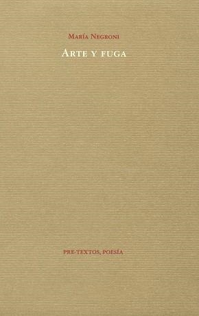 ARTE Y FUGA | 9788481915822 | NEGRONI, MARÍA