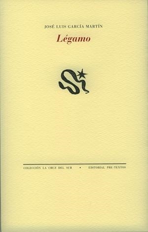 LÉGAMO | 9788481919141 | GARCÍA MARTÍN, JOSÉ LUIS