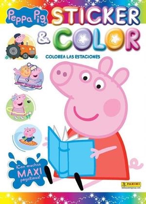 STICK & COLOR PEPPA PIG COLOREA LAS ESTACIONES | 9788413343907