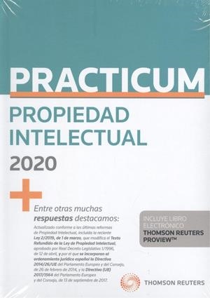 PRACTICUM PROPIEDAD INTELECTUAL 2020 (DÚO) | 9788413095905 | DE COUTO GÁLVEZ, ROSA Mª