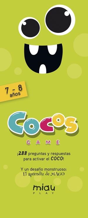 COCOS GAME 7-8 AÑOS | 9788416082216 | OROZCO, MARÍA JOSÉ / RAMOS, ÁNGEL MANUEL / RODRÍGUEZ, CARLOS MIGUEL/JIMÉNEZ DUARTE, LIDIA
