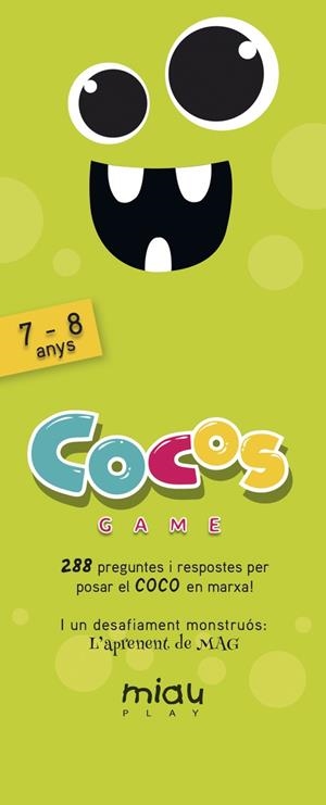 COCOS GAME 7-8 ANYS | 9788416082285 | OROZCO, MARÍA JOSÉ / RAMOS, ÁNGEL MANUEL / RODRÍGUEZ, CARLOS MIGUEL