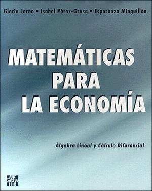MATEMATICAS PARA LA ECONOMIA | 9788448111977 | JARNE