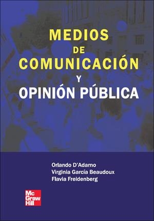 MEDIOS DE COMUNICACION Y OPINION PUBLICA | 9788448156763 | D'ADAMO, ORLANDO J.