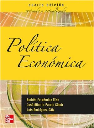 POLITICA ECONOMICA (4 ED REVISADA) | 9788448179076 | FERNANDEZ DIAZ, ANDRES
