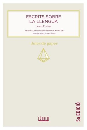ESCRITS SOBRE LA LLENGUA | 9788415554059 | FUSTER ORTELLS, JOAN
