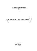 BOMBOLLES DE SABÓ | 9788493431013 | FRONTERA, GUILLEM