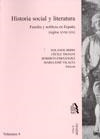 HISTORIA SOCIAL Y LITERATURA. VOL. IV | 9788497432184 | VARIOS AUTORES
