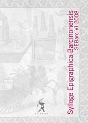 SYLLOGE EPIGRAPHICA BARCINONENSIS VI | 9788496786196 | MAYER, MARC