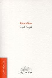 BAMBOLINES | 9788493299835 | GREGORI, ÀNGELS